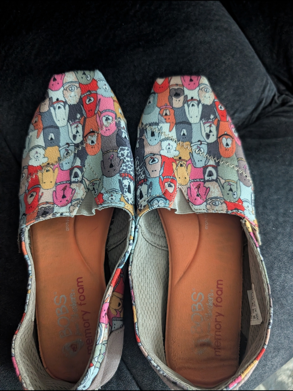 Bobs by Skechers Women' Printed Slip-On Flats(Pick Any 2 Items-Pay For Only One)